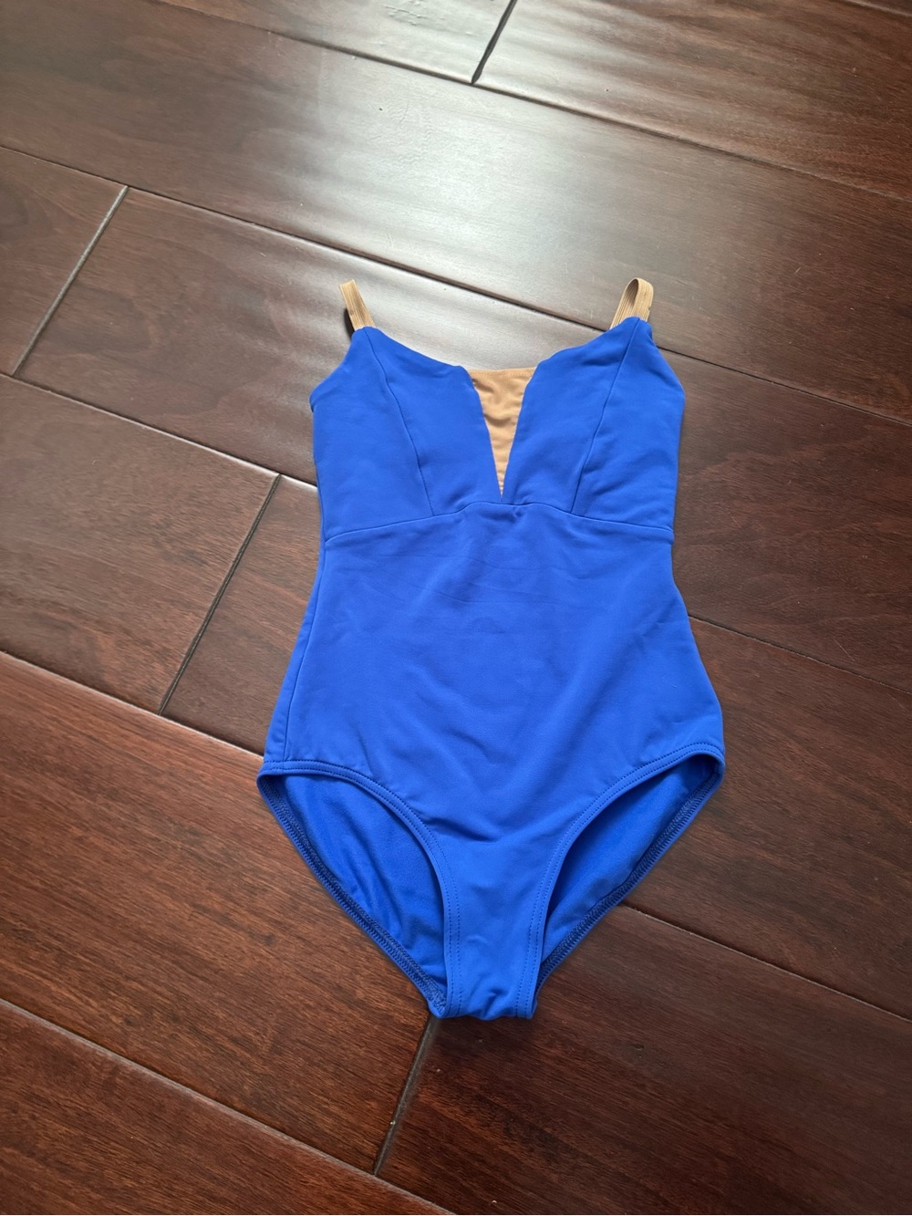 Girls Nikolay royal blue ballet leotard